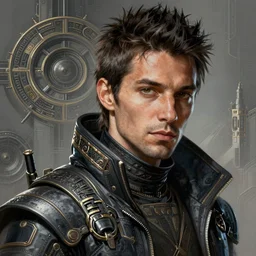 portrait of Tom DeLonge as a character in arabian Cyberpunk 2077, looking at camera, intricate, dystopian, sci-fi, extremely detailed, digital painting, artstation, concept art, smooth, sharp focus, illustration, intimidating lighting, incredible art by artgerm and greg rutkowski and alphonse mucha and simon stalenhag