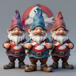 garden gnomes as ghostbusters, intricate, highly detailed, digital painting, artstation, symmetrical, concept art, smooth, sharp focus, illustration, unreal engine 5, 8 k,