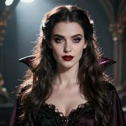 ai rendition of the most beautiful vampire queen