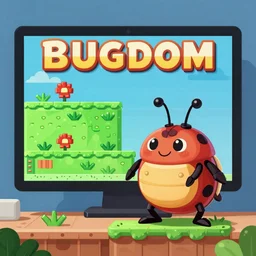 a still of bugdom, the 1 9 9 6 mac game, earthbound mod