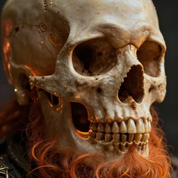 a professional photographic portrait extreme closeup picture of a bearded skull, photographic filter unreal engine 5 realistic hyperdetailed 8 k ultradetail cinematic concept art volumetric lighting, fantasy artwork, very beautiful scenery, very realistic painting effect, hd, hdr, cinematic 4 k wallpaper, 8 k, ultra detailed, high resolution, artstation trending on artstation in the style of albert dros glowing rich colors powerful imagery