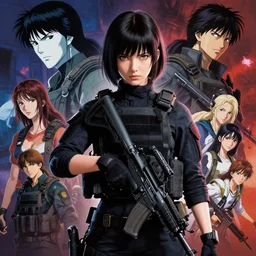 girl wearing in tactical gear | | audrey plaza, fine detail!! anime!! realistic shaded lighting!! dramatic!! poster by ilya kuvshinov katsuhiro otomo ghost - in - the - shell, magali villeneuve, artgerm, jeremy lipkin and michael garmash and rob rey