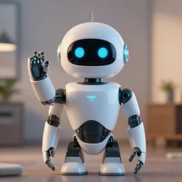 a robot saying good evening