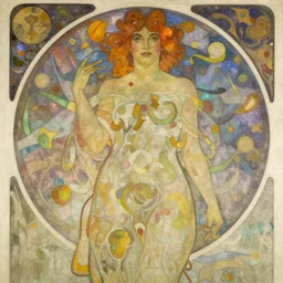 art by alphonse mucha, 4k