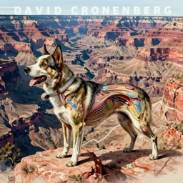 “ david cronenberg ” canine anatomical drawing veterinary aerial horror shape canyon view 1 0 2 4 x 1 0 2 4