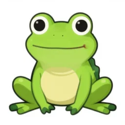 animal, frog, character, clip art
