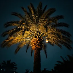 from the coco palm family,, silly, symmetric, dynamics lighting, cinematic,