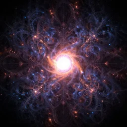 entropia of universe, greg rutkowski, esuthio, craig mullinshyper, scifi, symmetry fractal, octane render, detailed realistic 8 k,