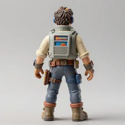 claymotion style, back to the future, hyperdetailed photo , 8k