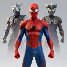a portrait of armored spiderman ultraman gray fox from metal gear cyborg ninja gay japanese - american hybrid as an overwatch video game character by alan davis, todd nauck, hiroshi yoshida