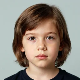 kodachrome, a middle shot studio portrait of a 2 2 yo man. shoulder length brown hair, caucasian, brown eyes, roman nose, big lips, shaved, 3 5 mm, award winning photo.