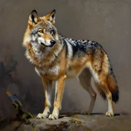 lobo painting by frank frazetta 4 k