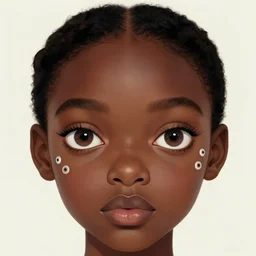 eyes!! a black girl!! with many eyes!, surreal art by colin christian and junji ito and mc escher and ian miller, faberge eyeballs, trypophobia! eyes, eyes everywhere, symmetry!, eyes!, ( hypnotic optical illusion )!, oleg suplyak, highly detailed, infinite intricacy