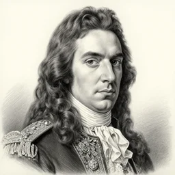 pencil drawing of beautiful peter the great, hyper realistic face, in the style of greg rutkowski, fantasy, amazing detail, epic, elegant, smooth, sharp focus, from the front