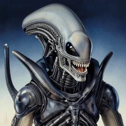 a portrait of ripley from the movie alien. by shin hanga and kawanabe kyosai and cory loftis and rossdraws and wlop and jung gi kim rule of thirds