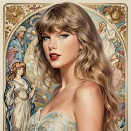 ultra realistic illustration, taylor swift anime, intricate, elegant, highly detailed, digital painting, artstation, concept art, smooth, sharp focus, illustration, art by artgerm and greg rutkowski and alphonse mucha and wlop