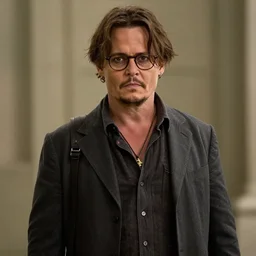 Johnny Depp playing Johnny Depp in a movie about Johnny Depp, cinematic still, 4k
