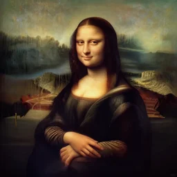 dslr photograph of real life mona lisa