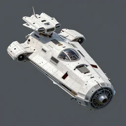 a 3 d render of a spaceship, renderman