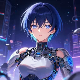 miracle symphony x nightcore by haruko ichikawa, scenic upper body, technological optimism, pixiv