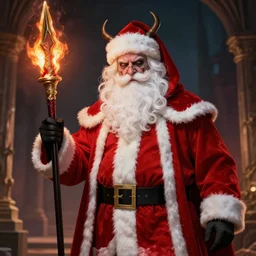 santa as the doom slayer
