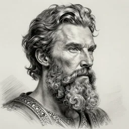 nuragic bearded prince portrait benedict cumberbatch, thin nose, intricate, elegant, highly detailed, digital painting, artstation, concept art, sharp focus, illustration, art by aleksi briclot, rutkowski, mucha