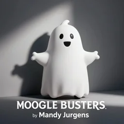 Mooglie the friendly ghost from Ghostbusters, by Mandy Jurgens
