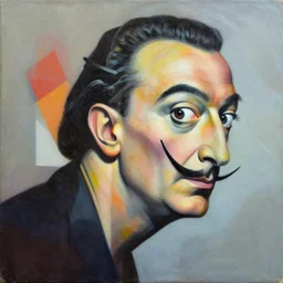 salvador dali, profile picture by sachin teng, asymmetrical, organic painting, matte painting, geometric shapes, hard edges, graffiti, street art : 2 by sachin teng : 4