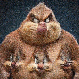 A badass photo of the real big chungus looney tunes, hyper detailed, award winning photography, perfect faces
