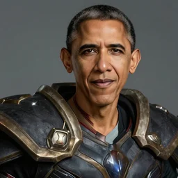 a portrait of obama as a league of legends character