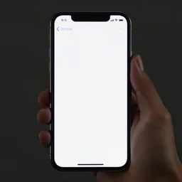 illegible iphone screen
