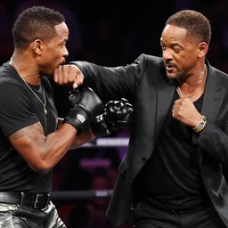 will smith punching chris rock