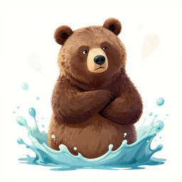 splashart artwork of confused bear