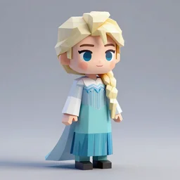 elsa low poly