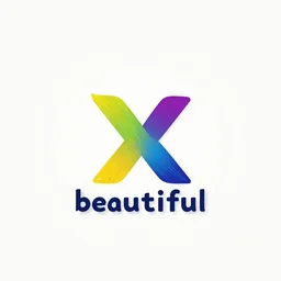 « beautiful logo with lettersx, design, bright colours, art, minimalism »