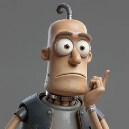 portrait of Bender, expressive pose, futuristic, highly detailed, digital painting, artstation, concept art, smooth, sharp focus, by rembrandt