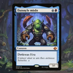 terraria as a magic the gathering card, realistic,