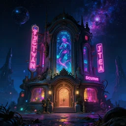 building by titian, neon signs tundra evil dramatic lighting studio ghibli myst scumm bar lightpaint san andreas retrowave cosmic universe steampunk gem landscape sci - fi hyperrealism magic realism darkacademia nature thermal imaging nightvision showers uv light azeroth, archdaily, wallpaper, highly detailed, trending on artstation.