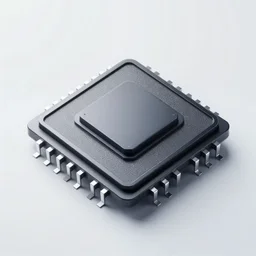 the microchip, abstract dark geometry construct with white space, tech pattern, aesthetic, octane render