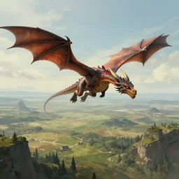 wideangle shot of a dragon!! flying over middle earth!! scenic landscape, wide vistas, peacefull, dynamic pose, intricate, elegant, highly detailed, centered, digital painting, artstation, concept art, smooth, sharp focus, illustration, artgerm, tomasz alen kopera, peter mohrbacher, donato giancola, joseph christian leyendecker, wlop, boris vallejo