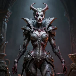the zombie queen, 4 k, intricate detailed, jaw dropping, gorgeous, surreal, octane render