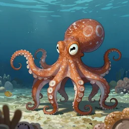 first speaking octopus introducing himself to humans
