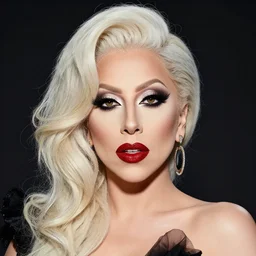 a portrait of lady gaga by tex avery,