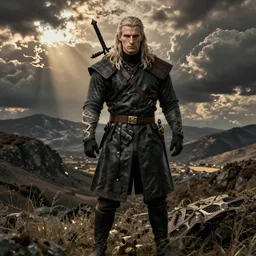 Geralt form witcher by mucha