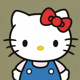 Hello kitty portrait by Beksinski