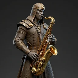 anglo saxons playing saxophones sacking sacremento, trending on artstation, dramatic lighting, octane render, weta digital, micro details, 3 d sculpture, structure, ray trace, insane details, intricate, elite, ornate,