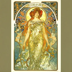 art nouveau movie poster rendition of dying light by fenhua zong