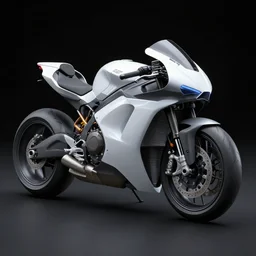 Product shot of a halo Mass effect futuristic modern motorcycle on black background, hard surface modeling, octane, Ian Callum, Giorgetto Giugiaro, trending on artstation, unreal, redshift, 3d model, 8k