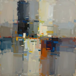 paint an original abstract expressionism masterpiece, in the style of sd ai, digital art, extremely muted textured colors