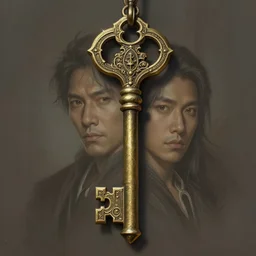a detailed portrait of an enchanted door key, by victo ngai and greg rutkowski, digital art, realistic painting, very detailed, fantasy, dnd, trending on artstation